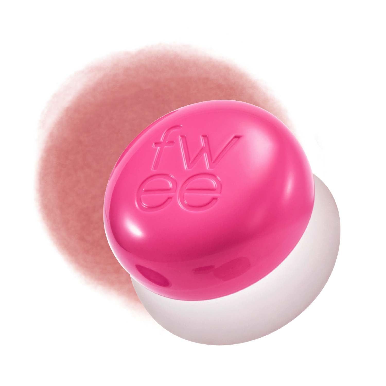 FWEE Lip&Cheek Blurry Pudding Pot in PK02 Skirt — blurred matte lip and cheek tint