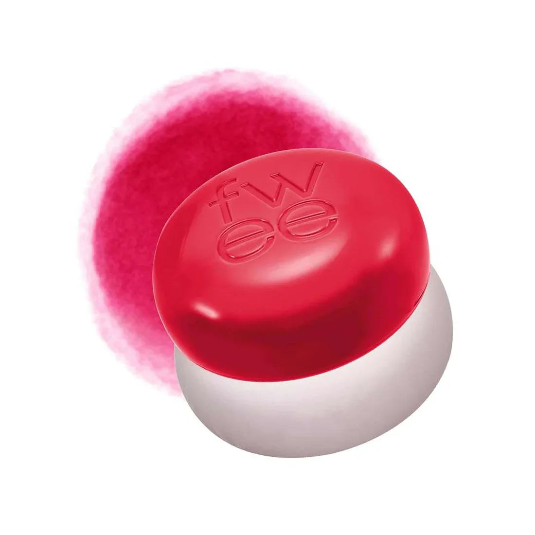 FWEE Lip&Cheek Blurry Pudding Pot in RD02 Mule — blurred matte lip and cheek tint