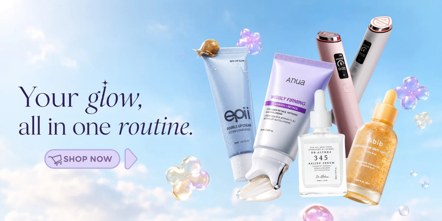 Build your complete glow routine in one step – K-Beauty skincare and devices for radiant, healthy skin