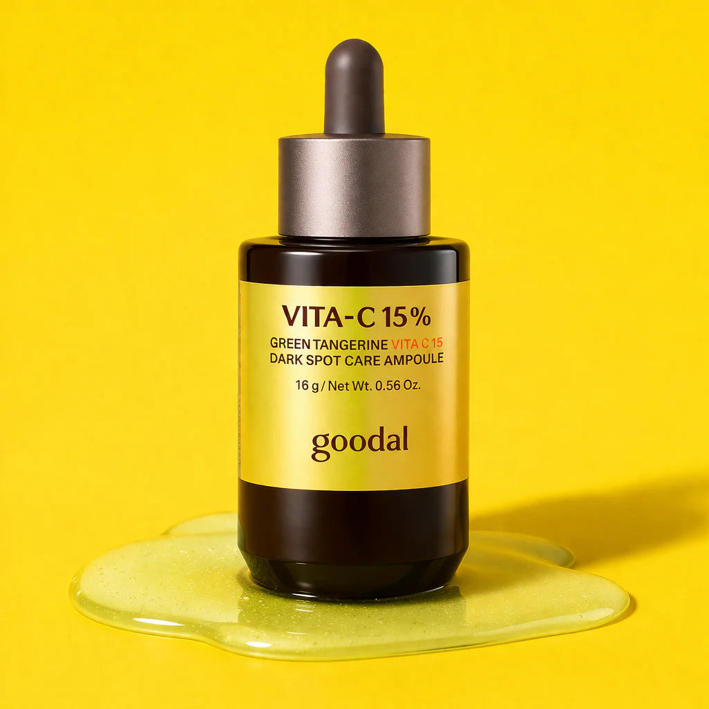 GOODAL Green Tangerine Vita C 15 Dark Spot Care Ampoule — brighter even skin
