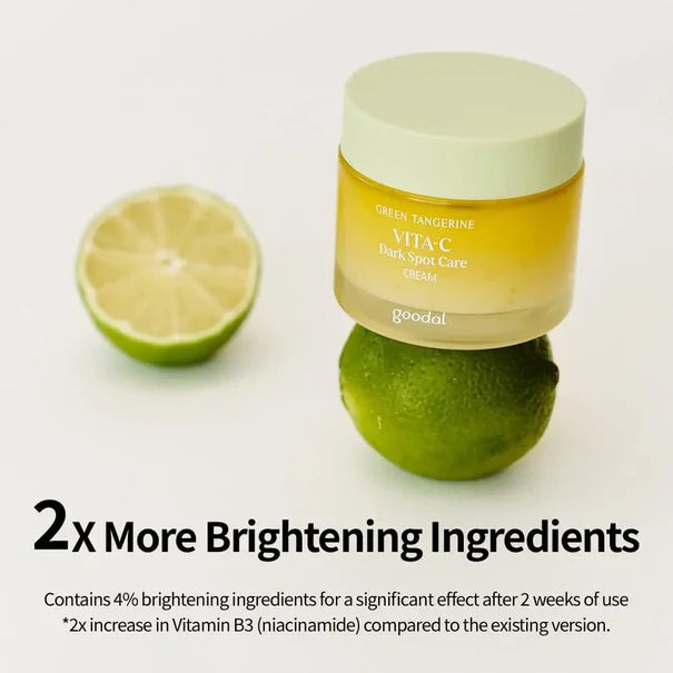 GOODAL Green Tangerine Vita C Dark Spot Care Cream — how to use