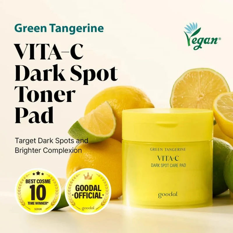 GOODAL Green Tangerine Vita C Dark Spot Care Pad — how to use