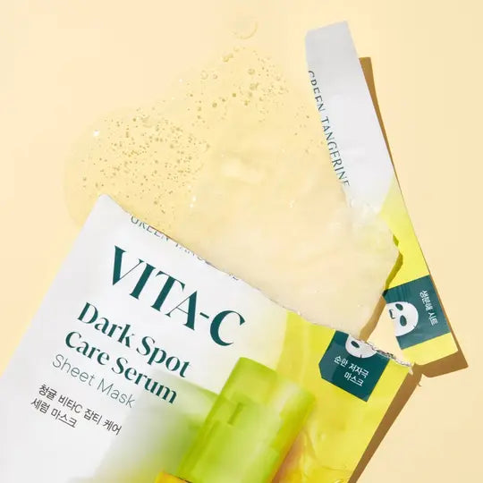 GOODAL Green Tangerine Vita C Dark Spot Care Serum Sheet Mask