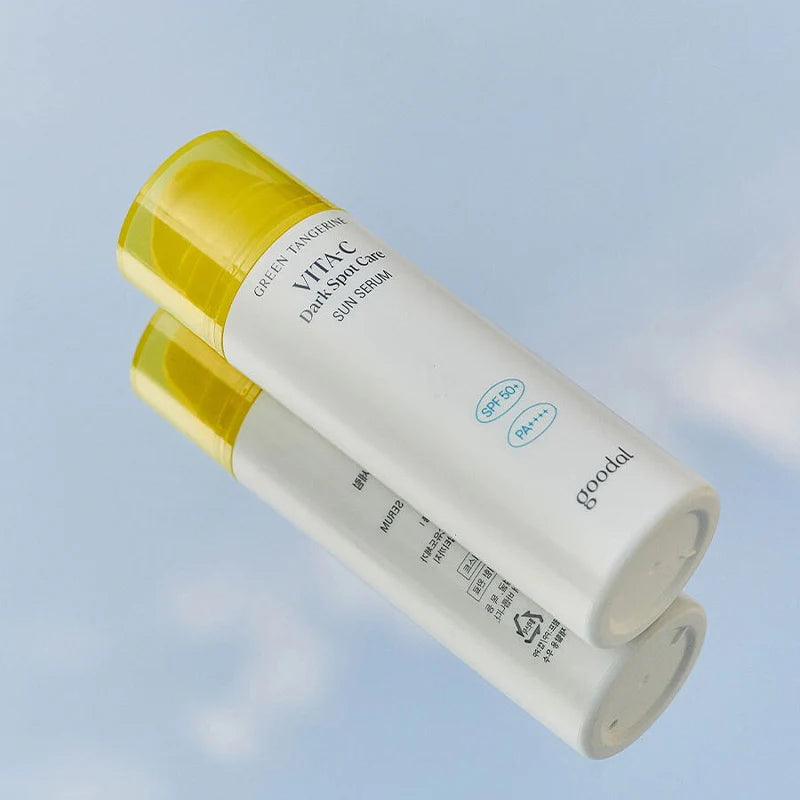 GOODAL Green Tangerine Vita C Dark Spot Care Sun Serum — serum texture