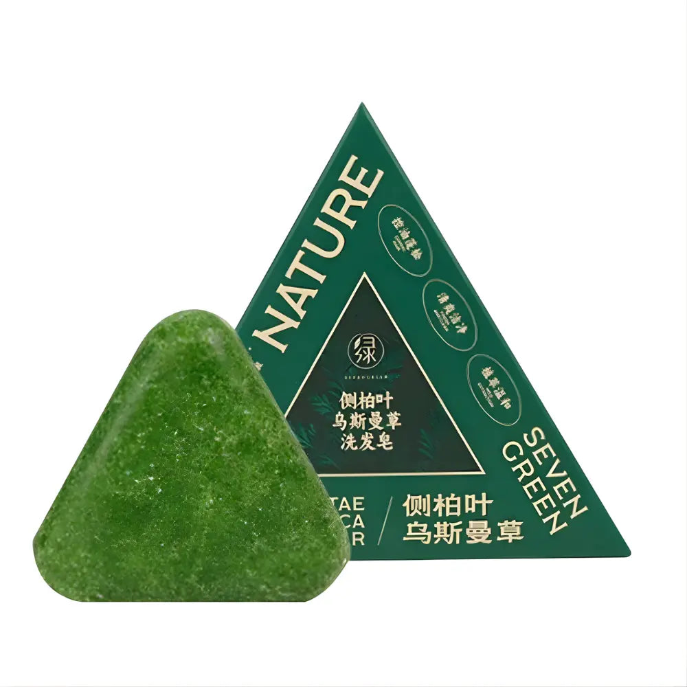 Greenlem Grass Black Hair Nourishing Shampoo Soap — nourishing herbal shampoo bar