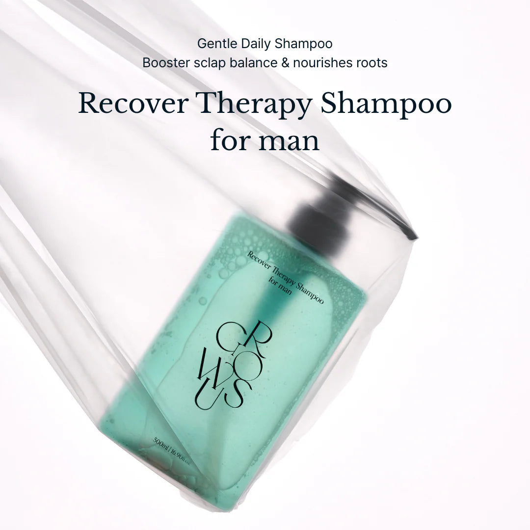 GROWUS Recover Therapy Shampoo for Men — soothes and revitalizes the scalp