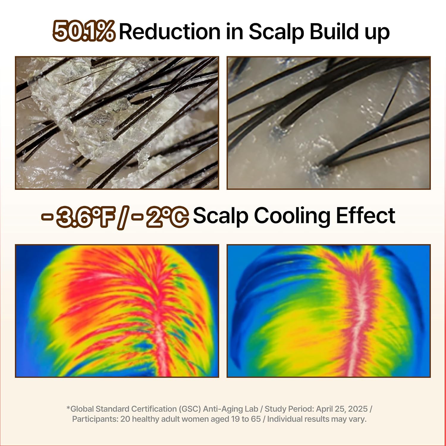 GROWUS Sea Salt Therapy Scalp Scaler — removes buildup for a refreshed scalp