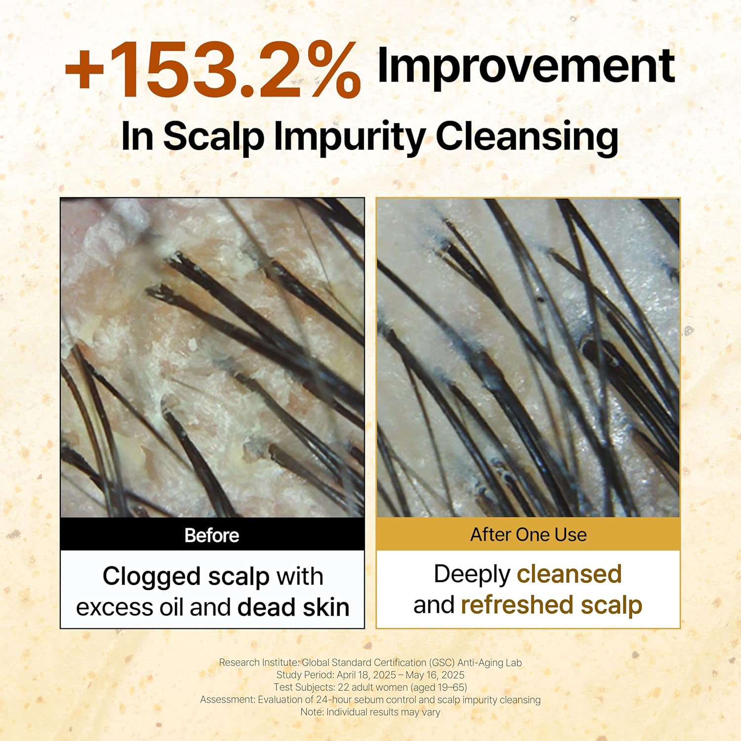 GROWUS Sea Salt Therapy Shampoo — deeply cleanses away buildup and excess oil