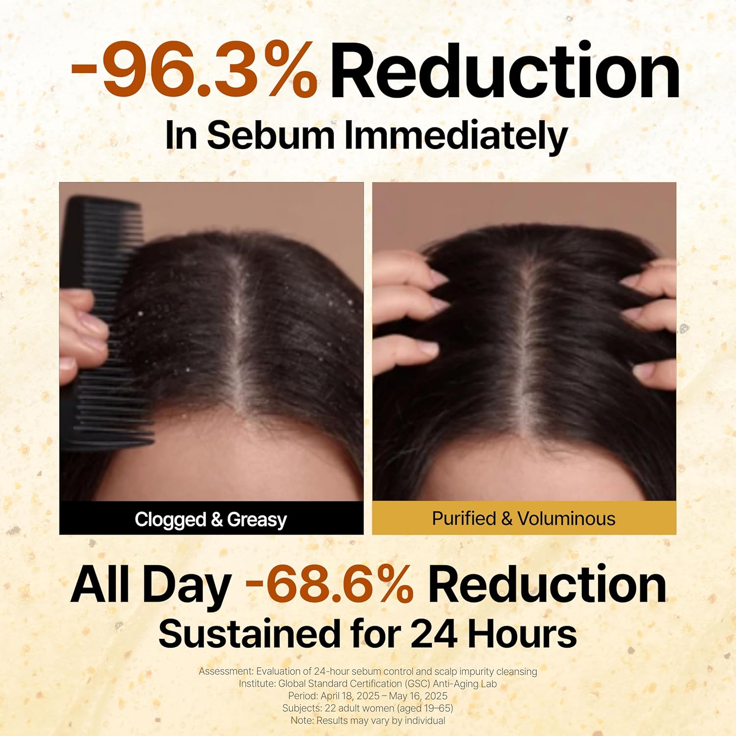 GROWUS Sea Salt Therapy Shampoo — helps strengthen hair from the roots