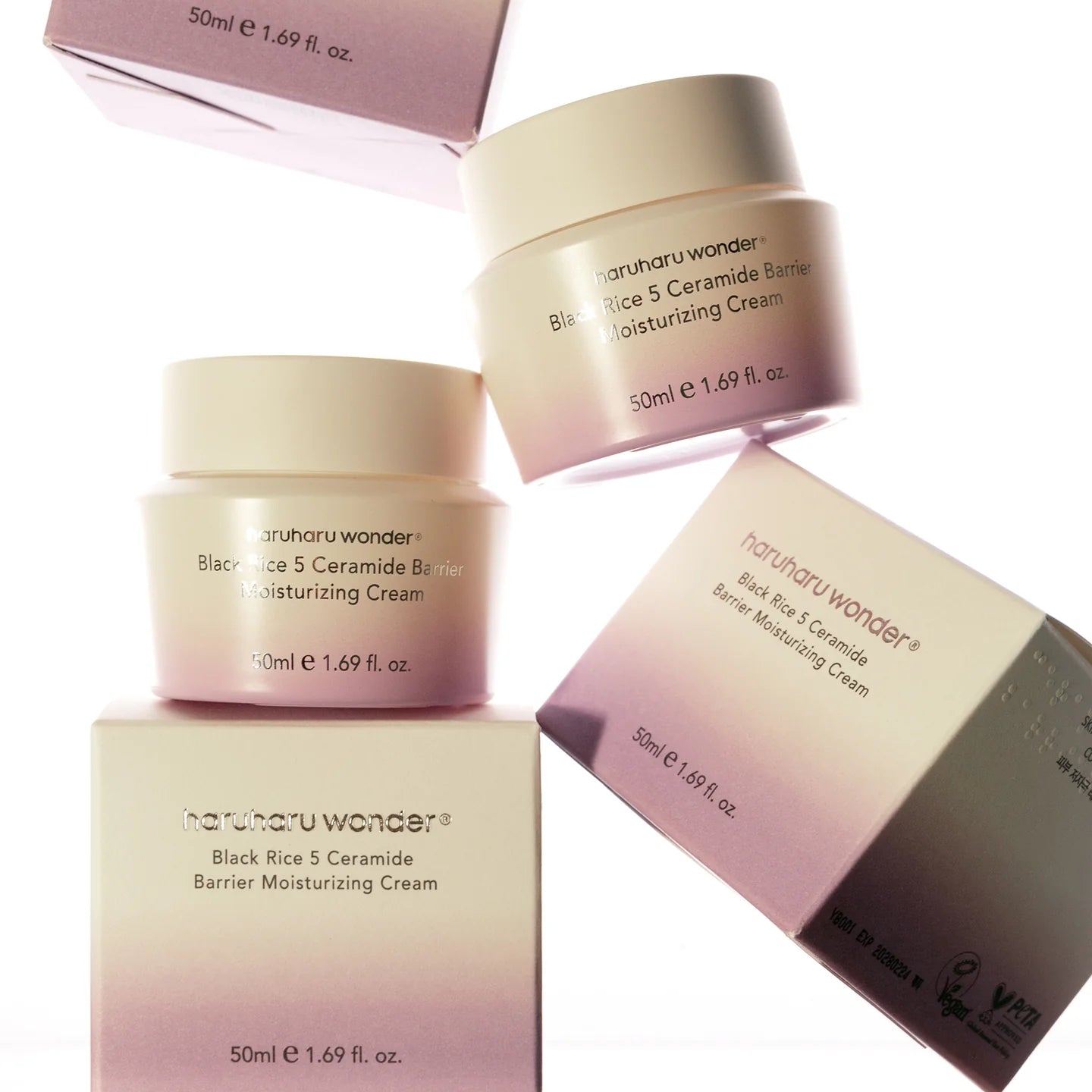 haruharu wonder Black Rice 5 Ceramide Barrier Moisturizing Cream 50ml — Korean ceramide cream