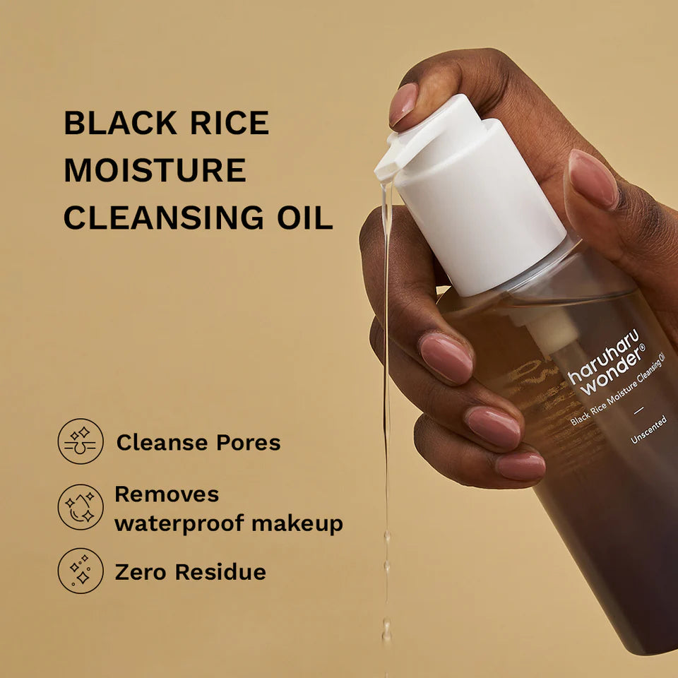 haruharu wonder Black Rice Deep Cleansing Oil 150ml — Korean cleansing oil