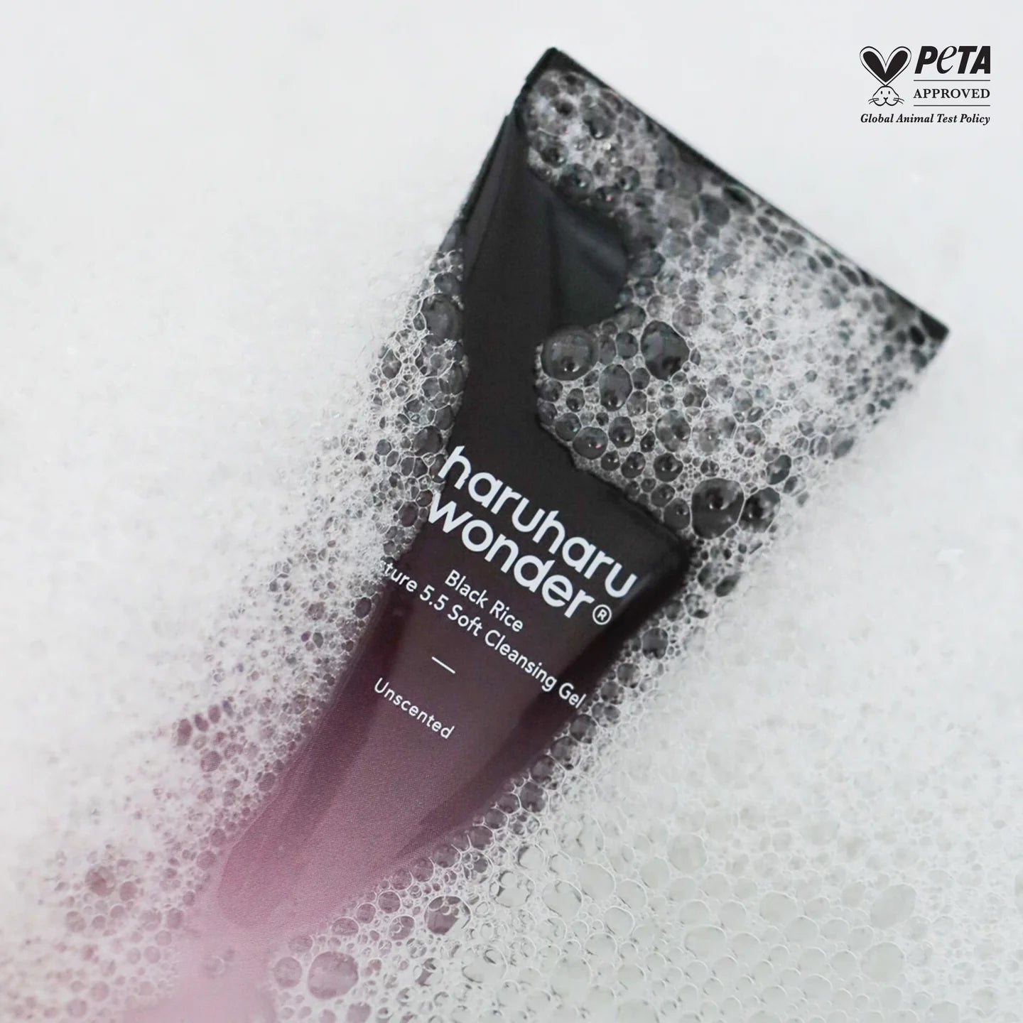 haruharu wonder Black Rice Moisture 5.5 Soft Cleansing Gel 100ml — Korean gentle cleanser