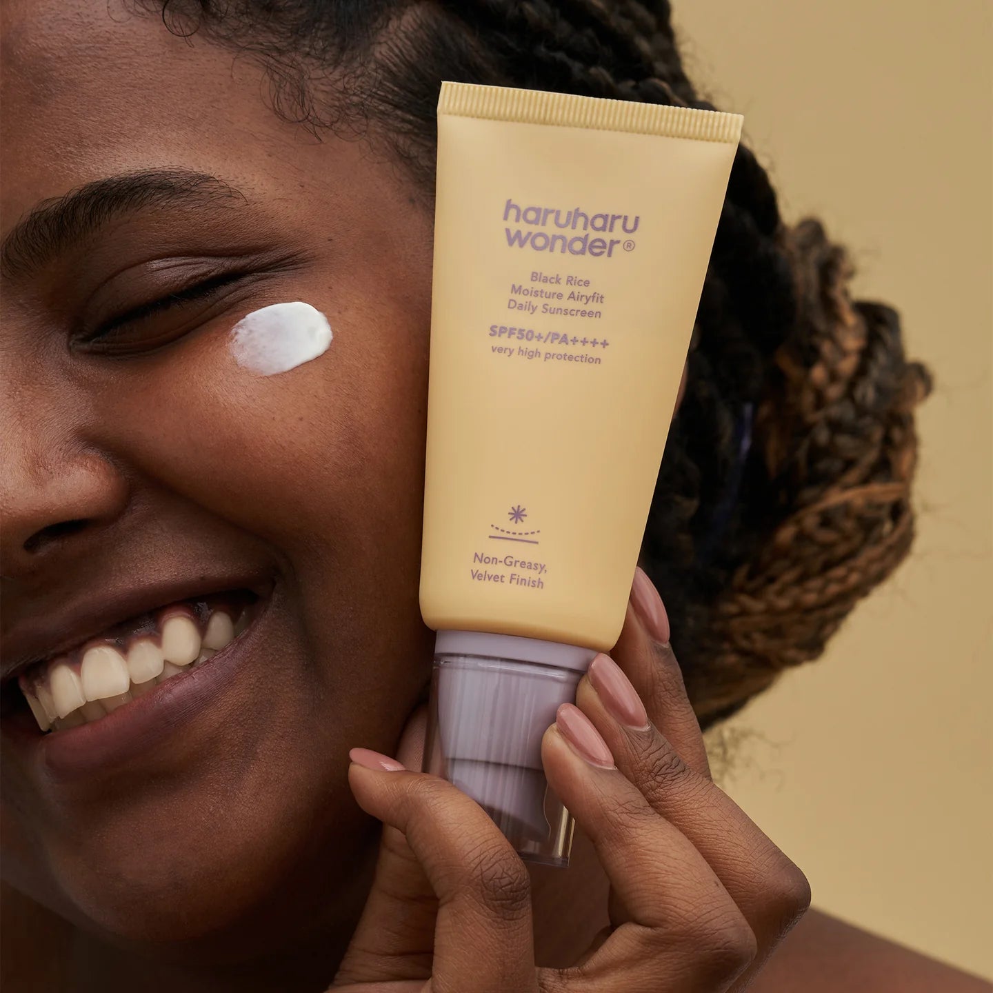 haruharu wonder Black Rice Moisture Airyfit Daily Sunscreen SPF50+ 50ml — Korean daily sunscreen
