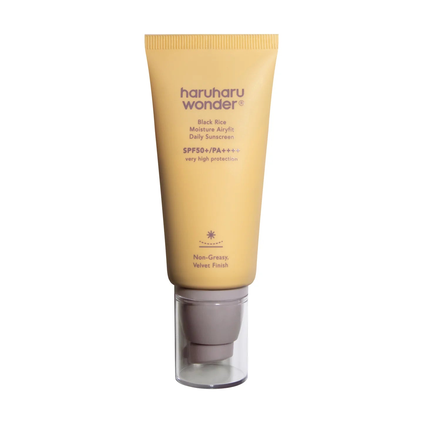 haruharu wonder Black Rice Moisture Airyfit Daily Sunscreen SPF50+ 50ml — Korean daily sunscreen