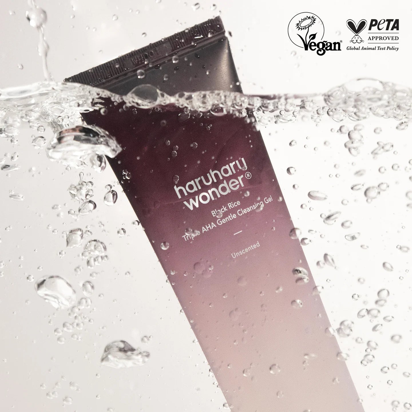 haruharu wonder Triple AHA Gentle Cleansing Gel 100ml — Korean exfoliating cleanser