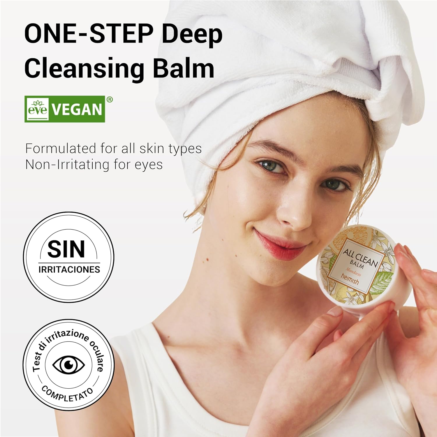heimish All Clean Balm Mandarin brightens dull and uneven skin tone