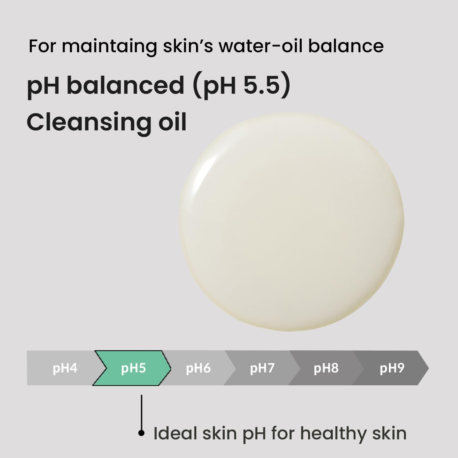heimish Matcha Biome Cleansing Oil massaged onto dry skin to cleanse