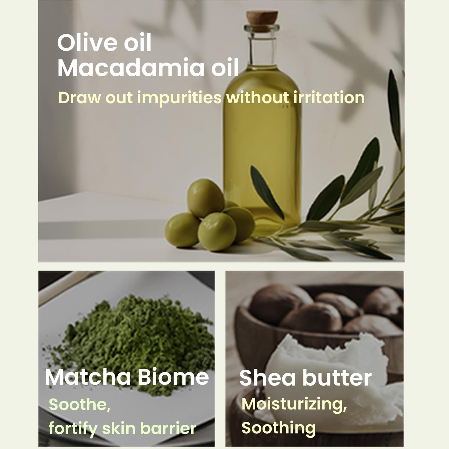 heimish Matcha Biome Cleansing Oil leaves skin soft without tightness