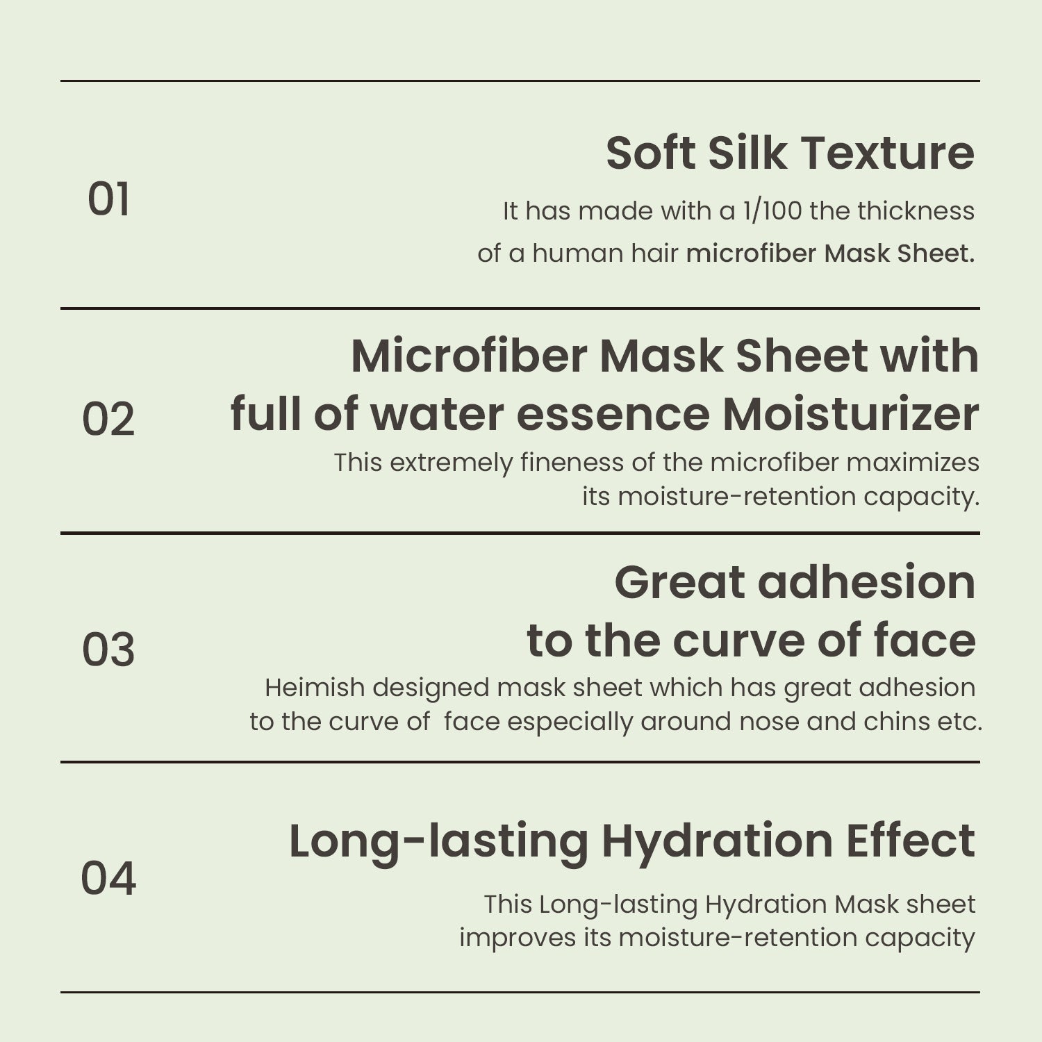 heimish Matcha Biome Low pH Hydrating Mask Sheet calms and balances skin pH