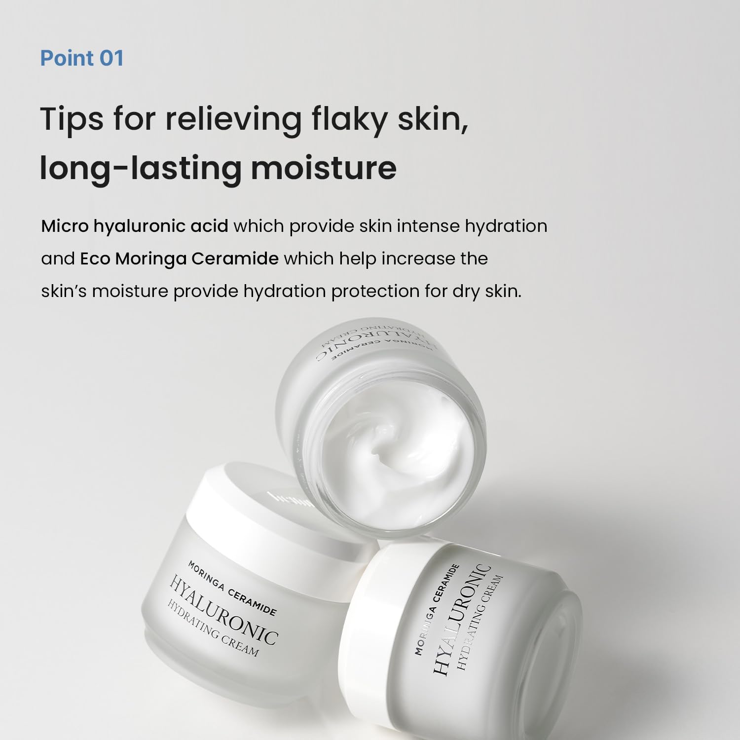 heimish Moringa Ceramide Hyaluronic Hydrating Cream nourishes with moringa extract