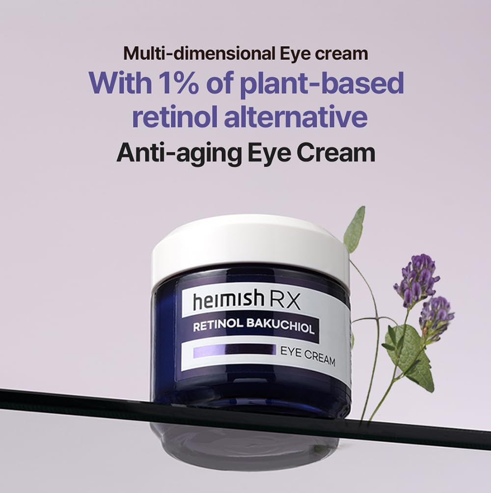 heimish RX Retinol Bakuchiol Eye Cream tube packaging