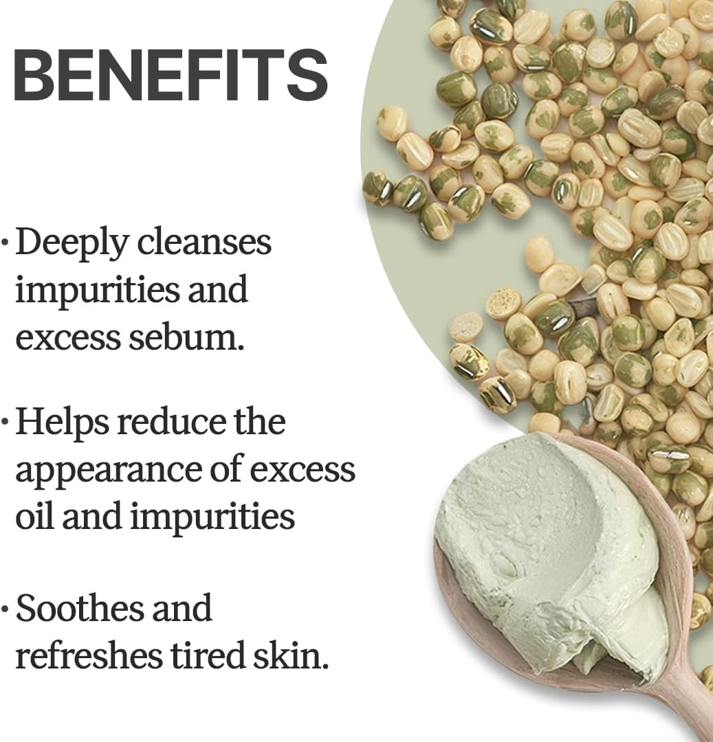House of Dohwa Mung Bean Wash Off Mask deep-cleansing for clogged pores