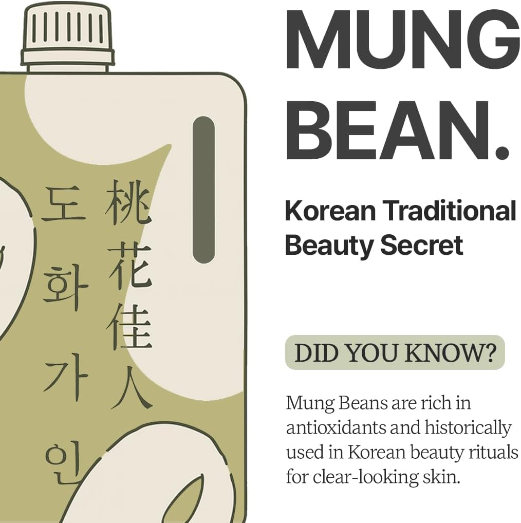 House of Dohwa Mung Bean Wash Off Mask smooth creamy clay texture