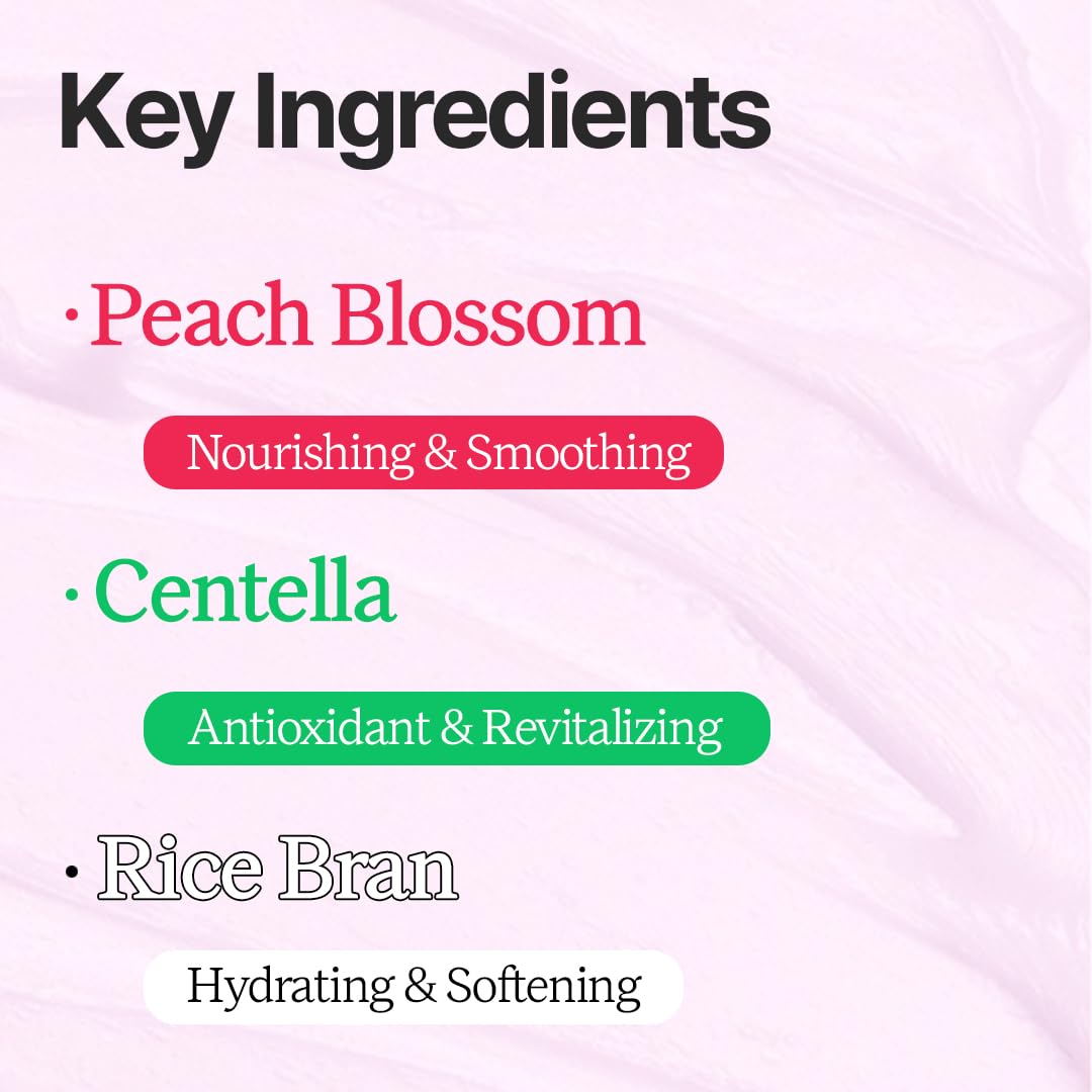 House of Dohwa Peach Blossom Overnight Mask locks in moisture overnight
