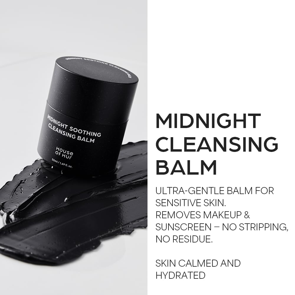House of HUR Midnight Soothing Cleansing Balm — gentle, non-drying cleanse