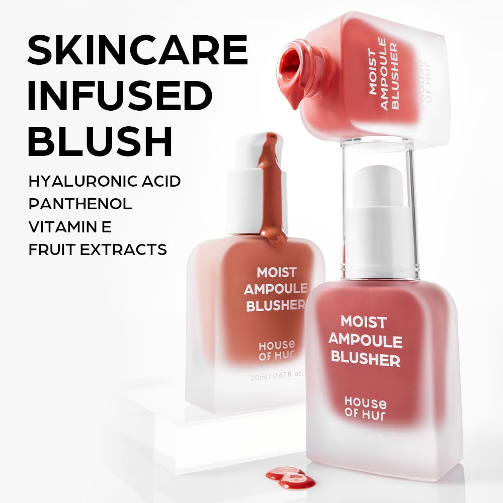 House of HUR Moist Ampoule Blusher — hydrating, moisture-rich formula