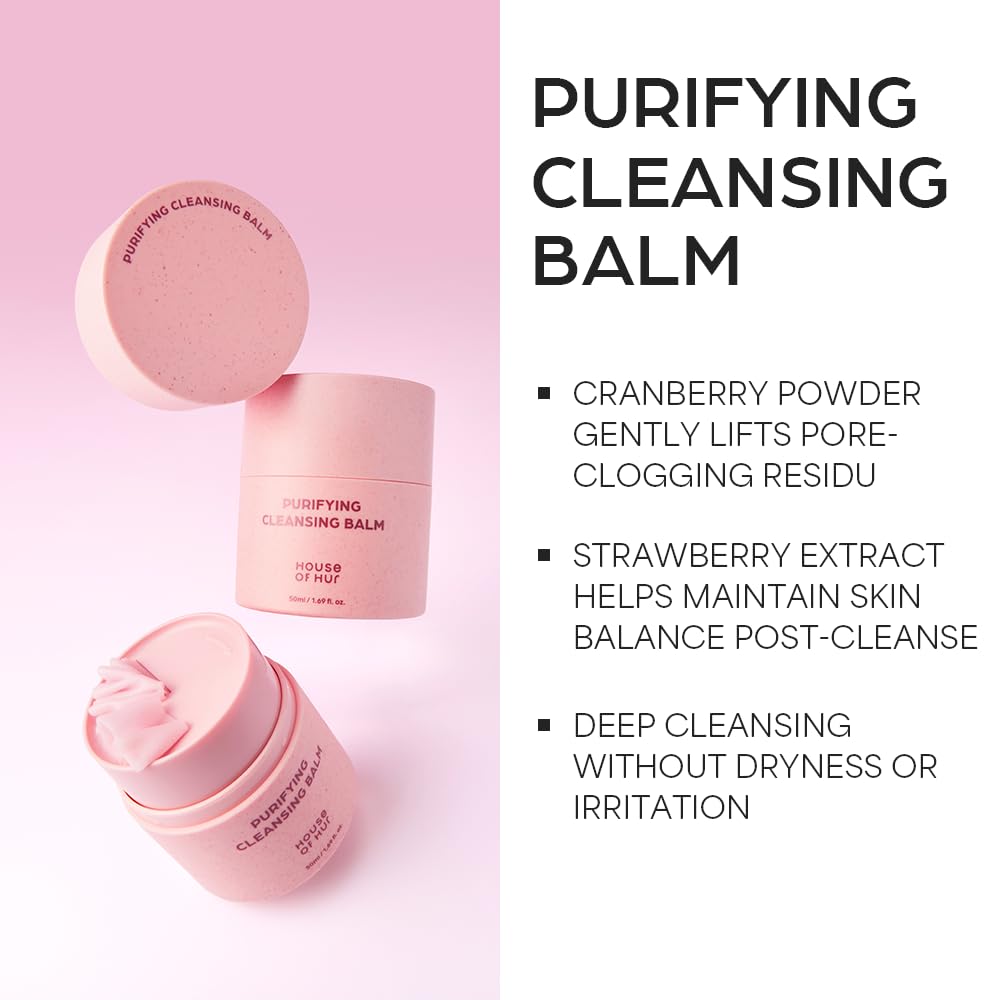 House of HUR Purifying Cleansing Balm — deeply cleanses clogged pores