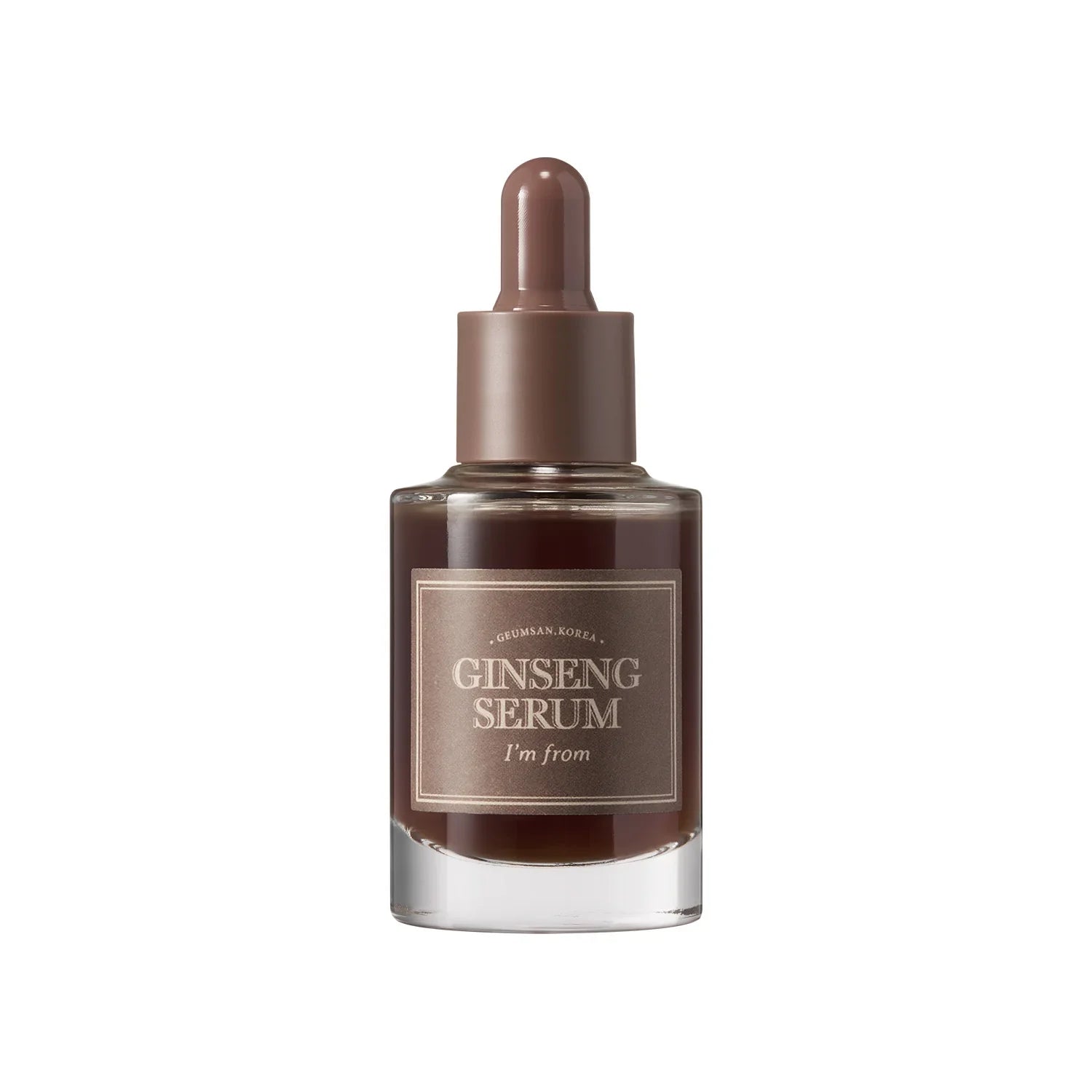I'm from Ginseng Serum — ginseng serum that firms and revitalizes tired skin