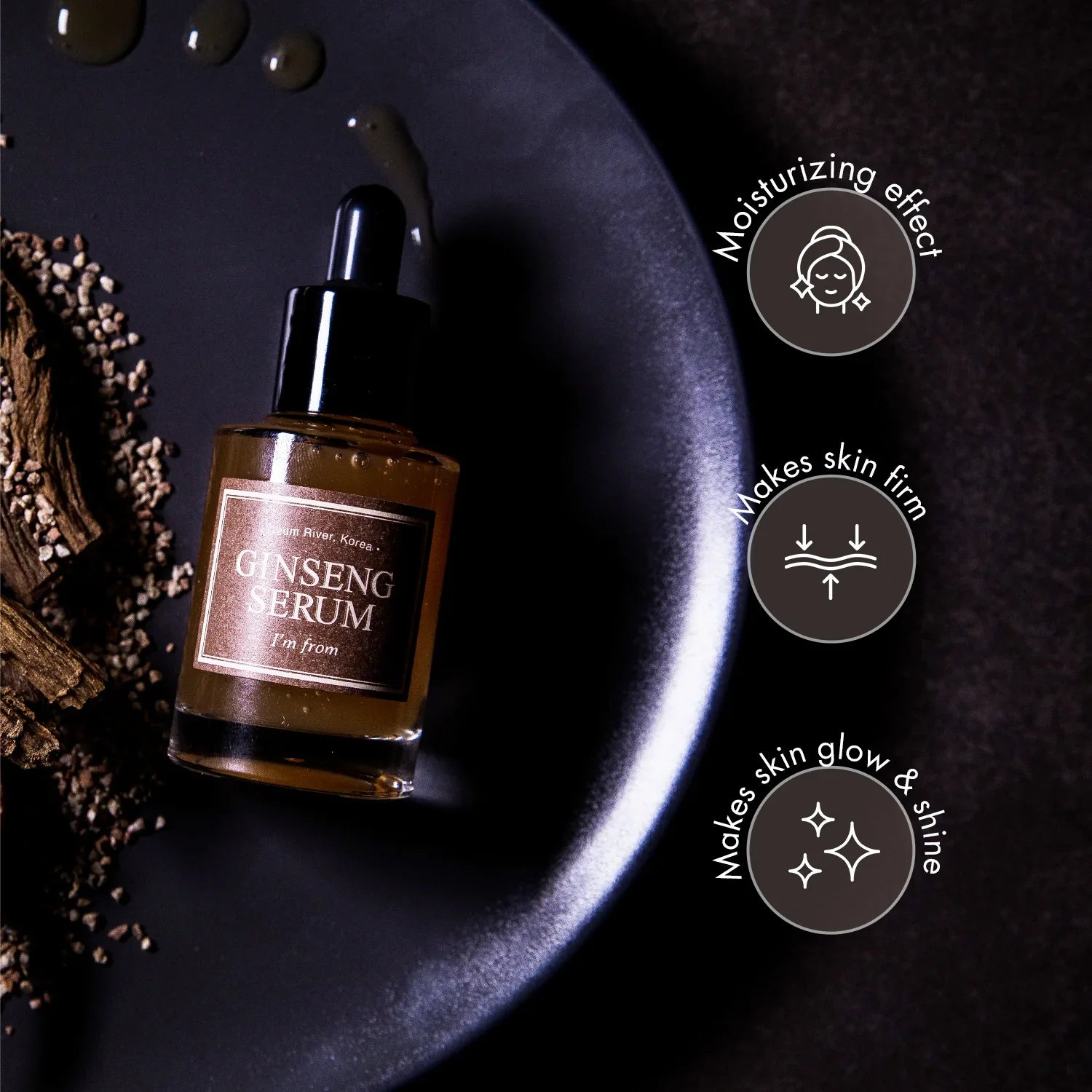 I'm from Ginseng Serum boosts radiance and a healthy glow