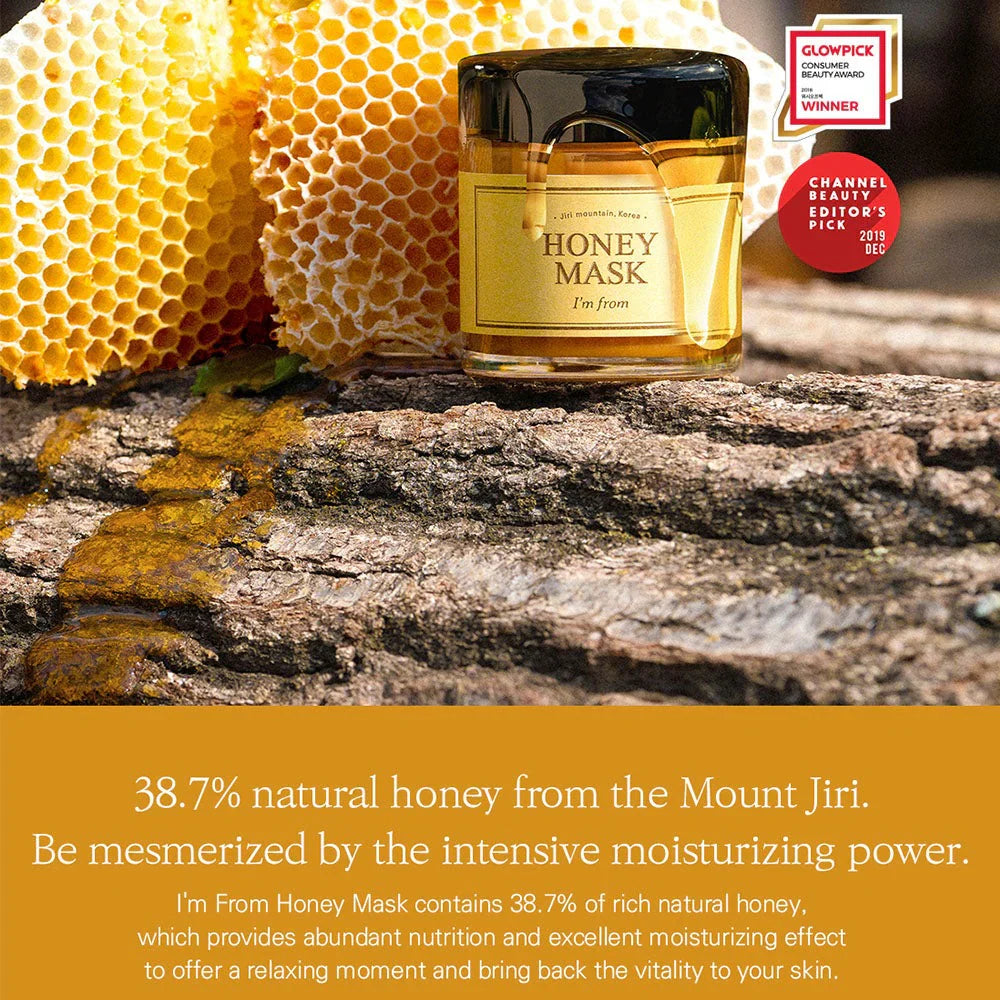 I'm from Honey Mask leaves skin soft and glowing