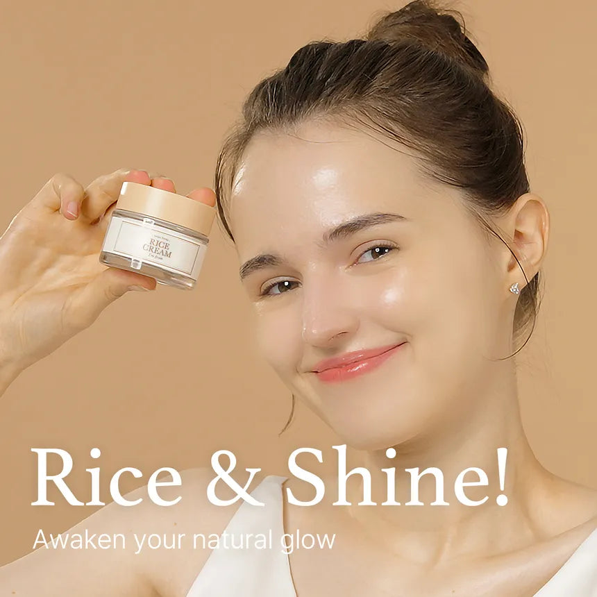 I'm from Rice Cream improves skin tone and radiance