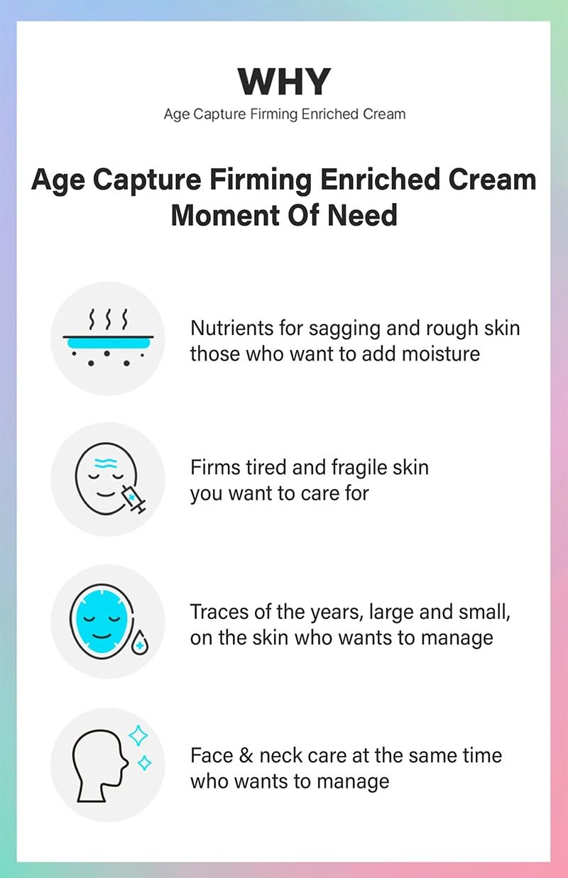 I'm Sorry For My Skin AGE Capture Firming Enriched Cream — rich, nourishing texture