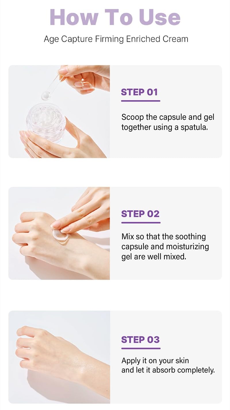 I'm Sorry For My Skin AGE Capture Firming Enriched Cream — smooths the look of wrinkles