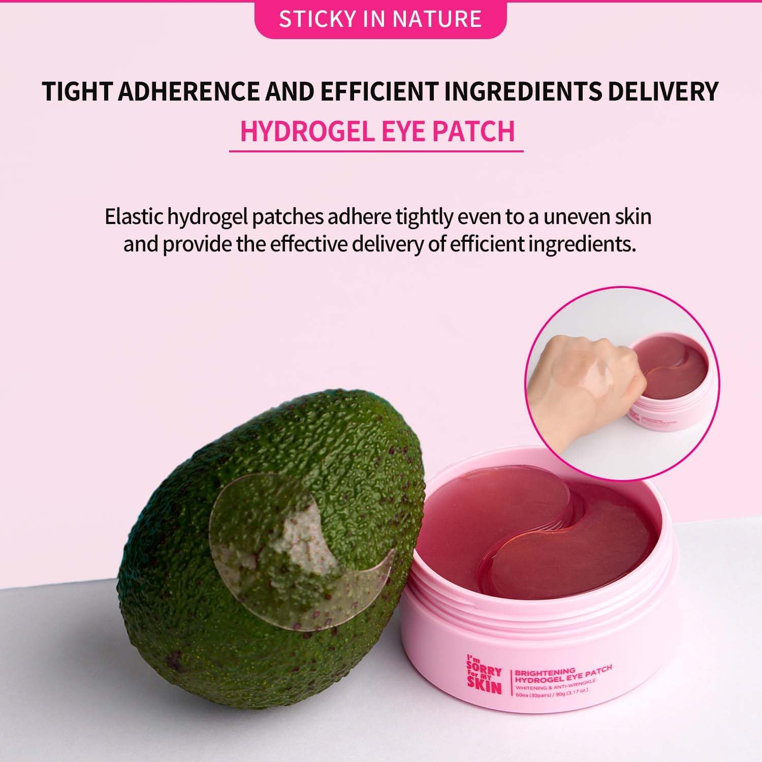 I'm Sorry For My Skin Brightening Hydrogel Eye Patch — de-puffs the under-eye area