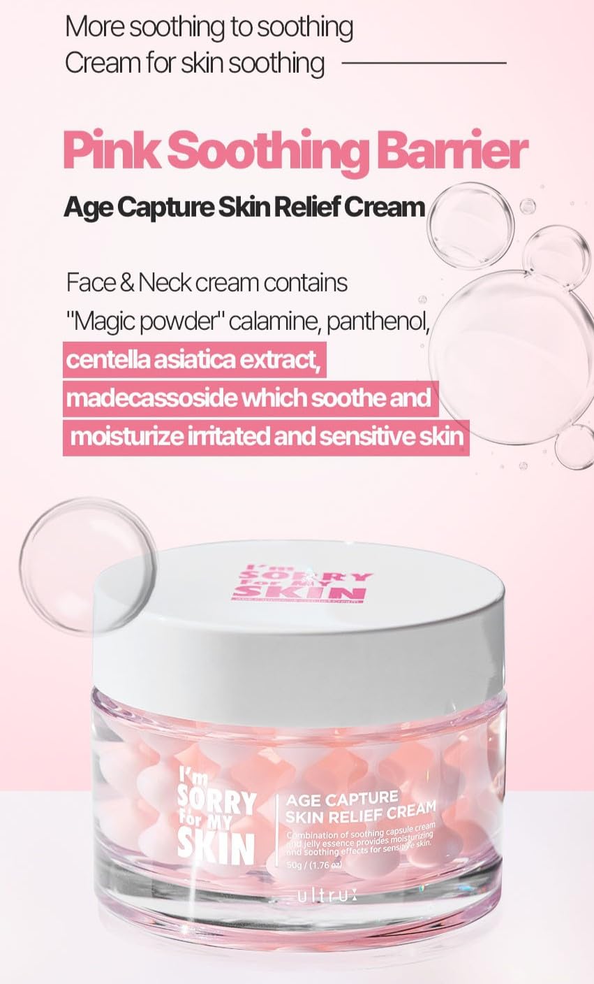 I'm Sorry For My Skin Capture Skin Relief Cream — lightweight, comfortable moisture