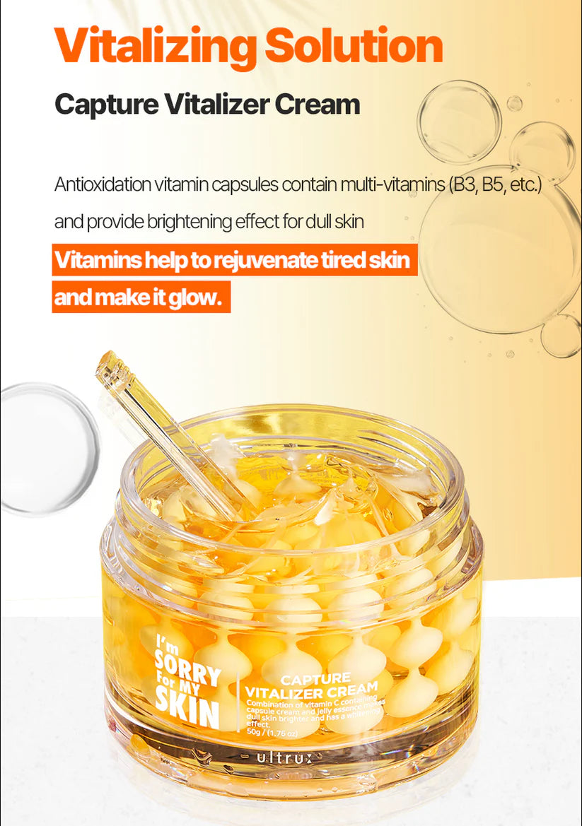 I'm Sorry For My Skin Capture Vitalizer Cream — energizes dull, tired skin