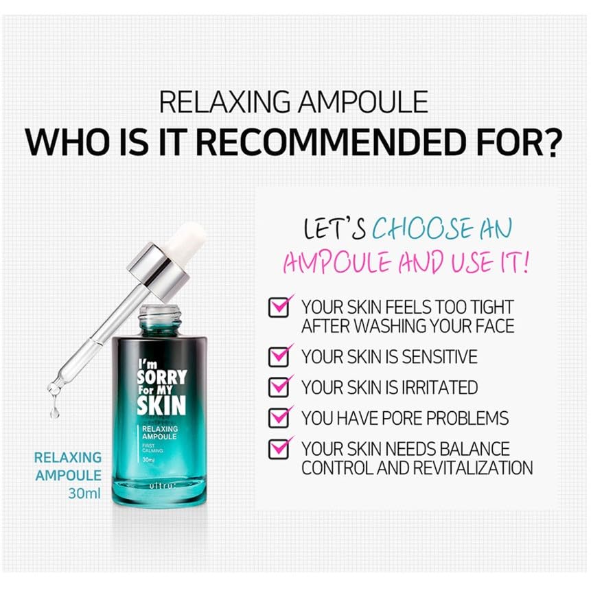 I'm Sorry For My Skin Relaxing Cream Ampoule — helps strengthen the skin barrier