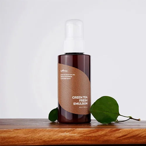Isntree Green Tea Fresh Emulsion — green tea soothes and hydrates oily, combination skin