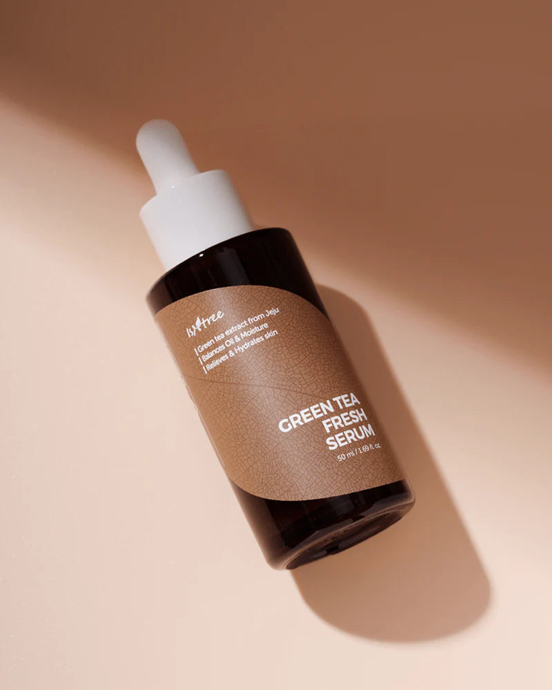 Isntree Green Tea Fresh Serum — green tea soothes and balances oily skin