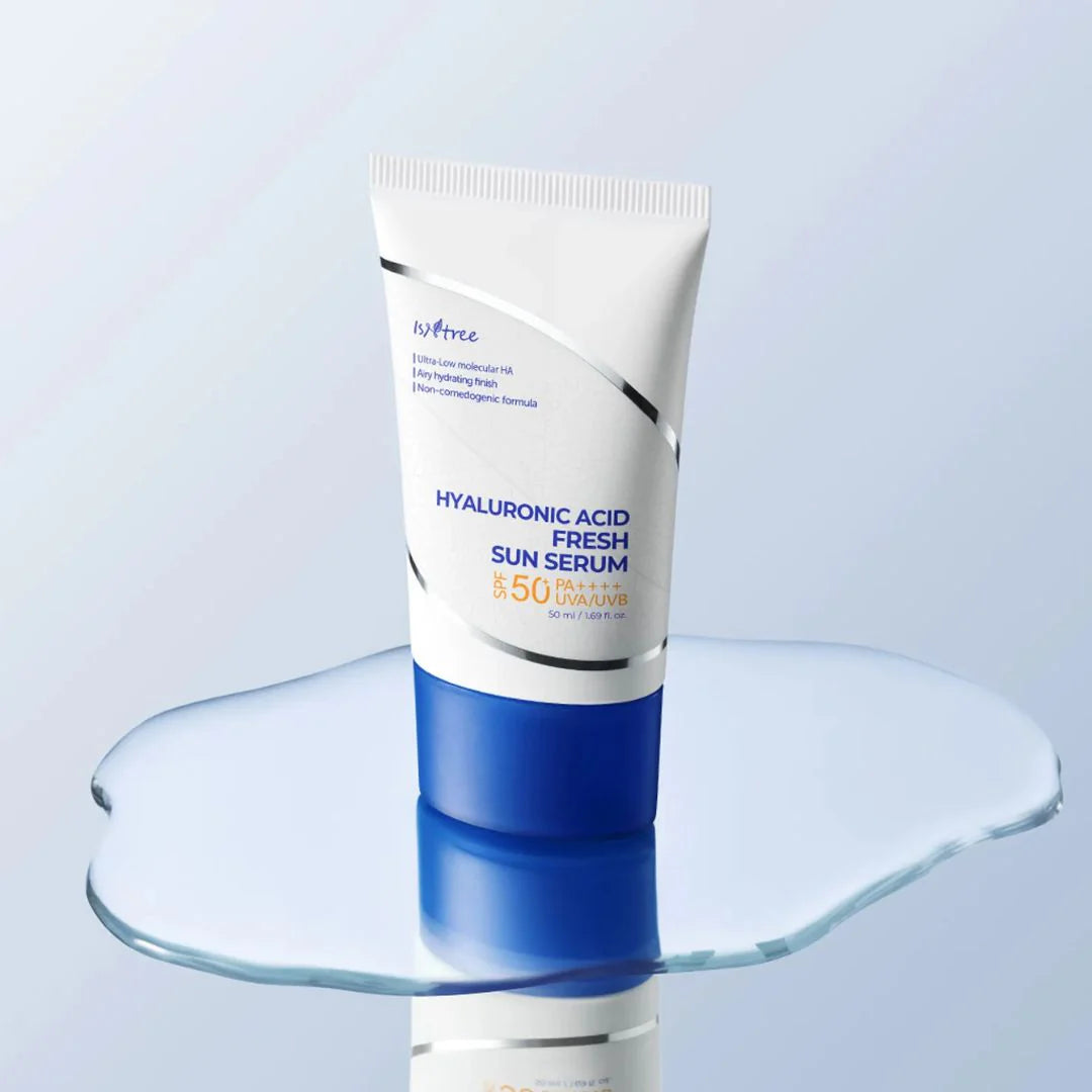 Isntree Hyaluronic Acid Fresh Sun Serum — hyaluronic fresh sun serum