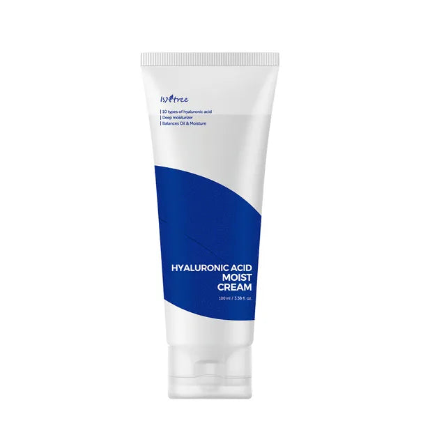 Isntree Hyaluronic Acid Moist Cream — rich cream absorbs without greasiness