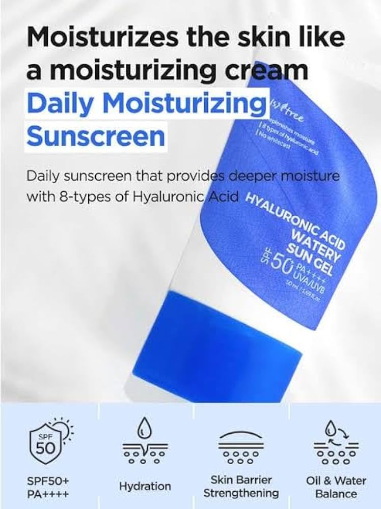 Isntree Hyaluronic Acid Watery Sun Gel — hyaluronic watery sun gel