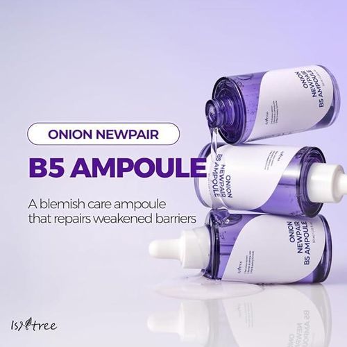 Isntree Onion Newpair B5 Ampoule — onion and B5 soothe and calm stressed skin