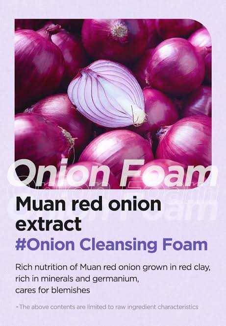 Isntree Onion Newpair Cleansing Foam — gently cleanses while brightening skin