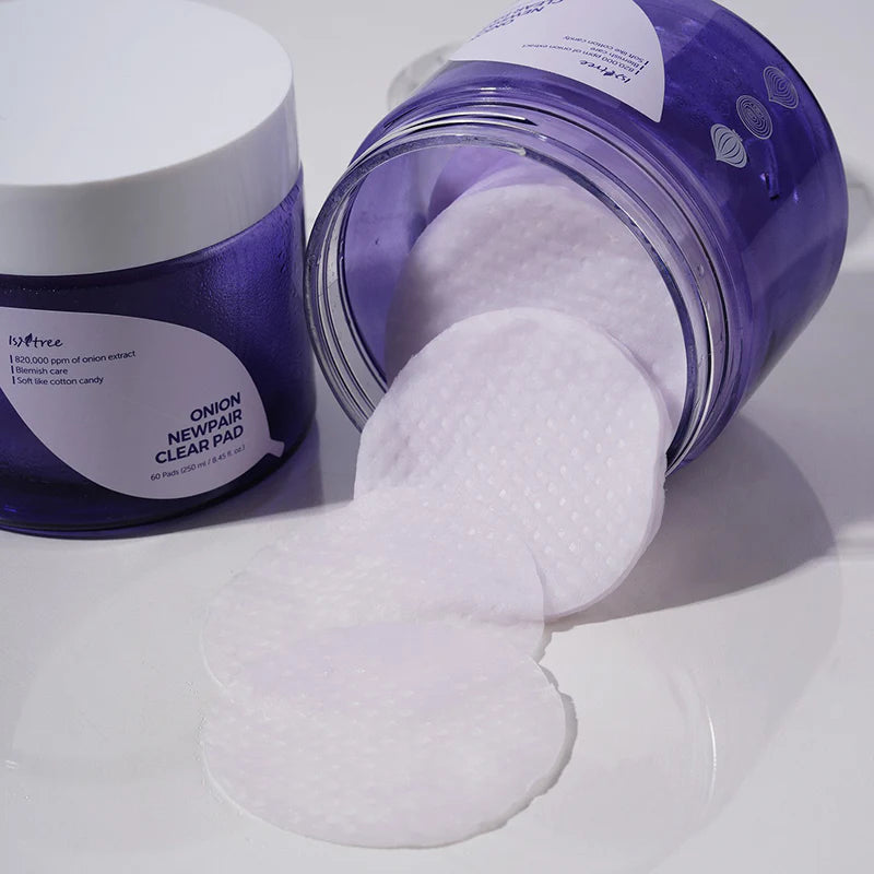Isntree Onion Newpair Clear Pad — gently exfoliate and clarify for smoother skin