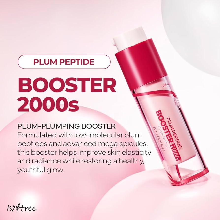 Isntree Plum Peptide Booster 2000s — plum and peptide firming booster